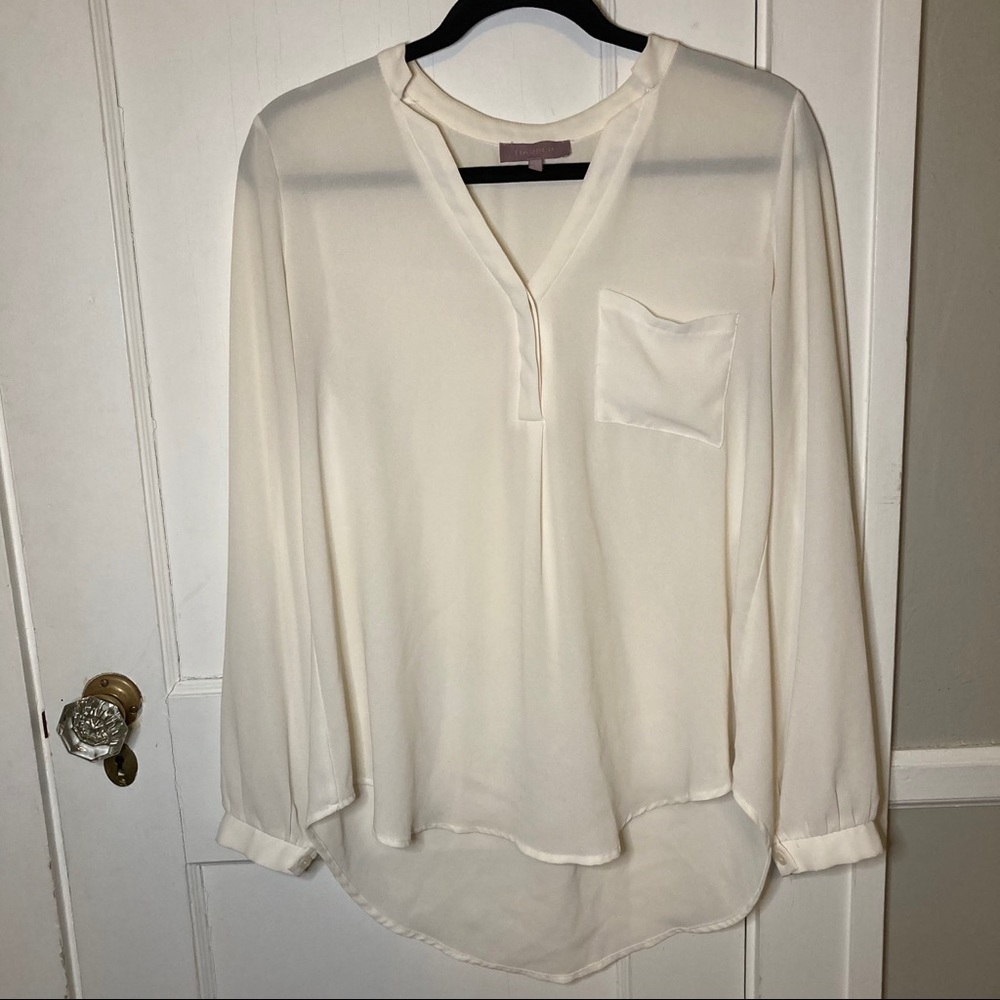 HARPER flowy off-white blouse
